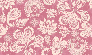 Paisley fotobehang met kasjmier bloemenmotief