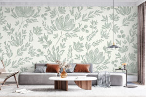 Bladranken in eucalyptus tinten