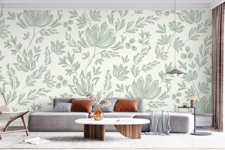 Bladranken in eucalyptus tinten