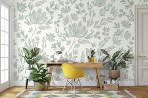 William Morris stijl op crème achtergrond