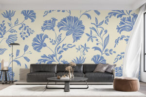 Franse print met bloemrijke elegantie