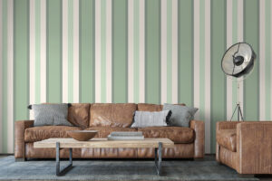 Tijdloos gestreept patroon in landelijke sfeer