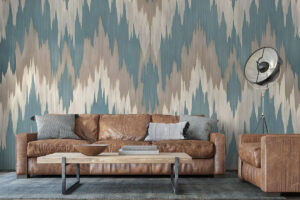 Ambachtelijk weefontwerp in natuurlijke tinten