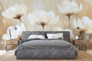 Abstract bloemmotief met moderne elegantie