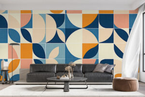 Modern mozaïekpatroon met retro uitstraling