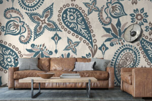 Traditionele paisleyprint in oosterse stijl