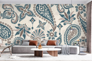 Traditioneel ontwerp met sierlijke patronen en warme tinten