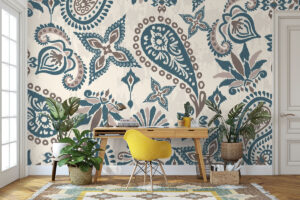 Verfijnde bloemprint in klassieke stijl