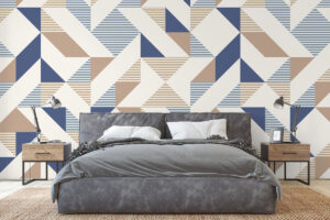 Fris geometrisch ontwerp met natuurlijke eenvoud