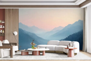 Rustgevend panorama met natuurlijke schoonheid