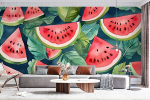 Vrolijk tropisch design met zomerse uitstraling