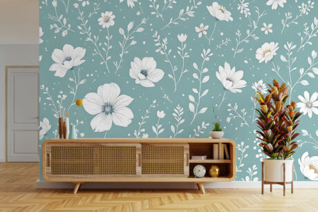 Eucalyptusgroene basis met takjes