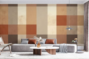 Warm mozaïek in taupe en grijs