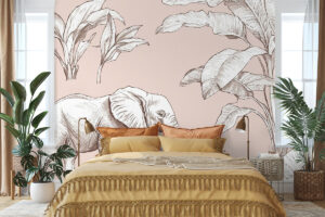 Botanisch safari ontwerp met tropische allure