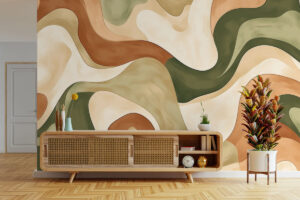 Natuurlijke camouflage structuur in beige tinten