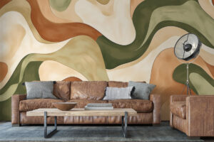 Zachte overgangen in aardse kleuren