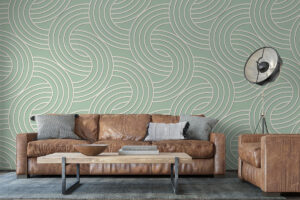 S-vormig patroon met witte lijnen