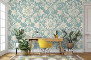 Traditioneel damastontwerp met elegante uitstraling