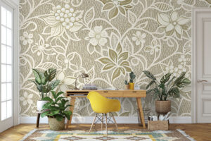 Subtiel kantontwerp met natuurlijke tinten