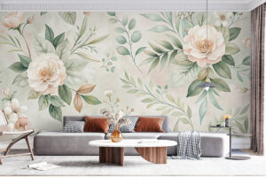 Eucalyptusbladeren in saliegroen