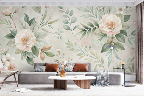 Eucalyptusbladeren in saliegroen