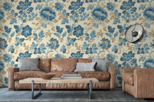 Chique bloemenontwerp met zachte glans