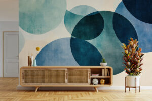 Modern geometrisch ontwerp met cirkels