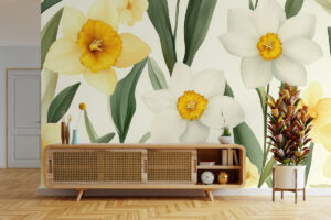 Illustratief bloemenontwerp in aquareltinten