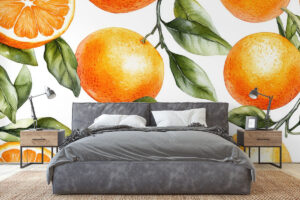 Botanisch printontwerp met eucalyptuseffect