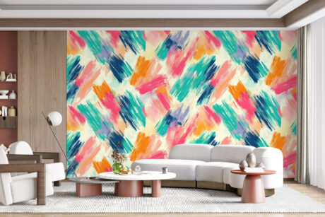 Expressieve verfbewegingen in moderne stijl