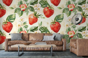 Zachte aquarelstructuur met charmante uitstraling