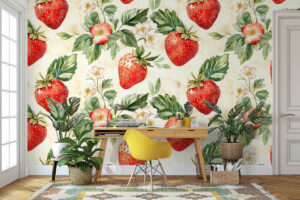 Nostalgisch ontwerp met zomerse fruitbloei