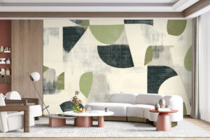 Minimalistisch ontwerp met zachte texturen en kleuren