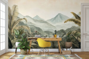 Warme vintage tropenstijl