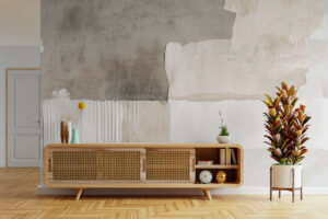 Abstract schilderpatroon met natuurlijke balans