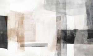 Moderne compositie in warme kleuren fotobehang