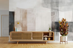 Kunstzinnig patroon met balans en zachtheid