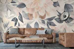 Champagnekleurige bloemenpracht