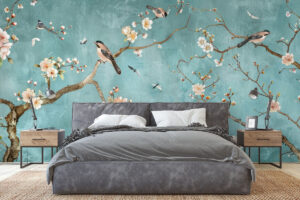 Bloesemillustratie met klassieke stijl