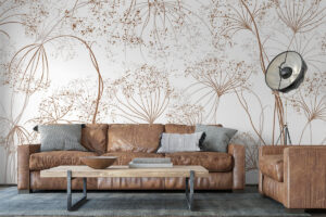 Natuurlijke ets op witte achtergrond