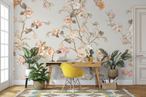 Delicate bloemen in klassieke stijl