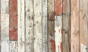 Rustiek patroon met warme houtstructuur fotobehang