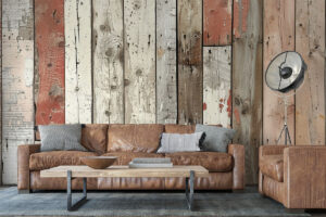 Rustiek patroon in neutrale kleuren