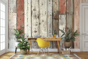 Houttextuur met warme uitstraling