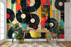 Vintage ontwerp met retroaccenten