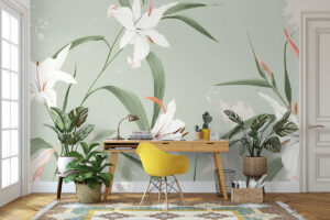 Saliegroene bladeren met textuur