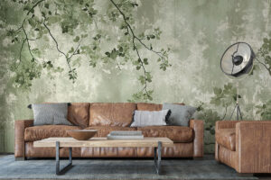 Boslucht met zachte textuur