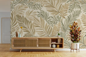 Ontspannen sfeer met botanisch behang