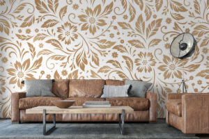 Decoratief behang met zachte glans