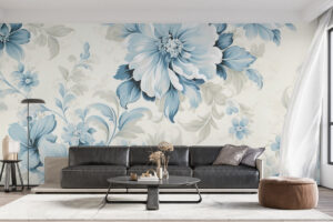Stijlvolle bloemenprint voor interieur